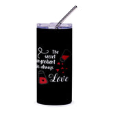 Secret Ingredient Love Tumbler, Valentines Day Tumbler, Foodie Gift, Gift for Cook, Chef Tumbler, Love Tumbler, Tumbler with Straw - Tawshia